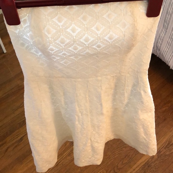 White Strapless Lilly Pulitzer Dress - Picture 3 of 3